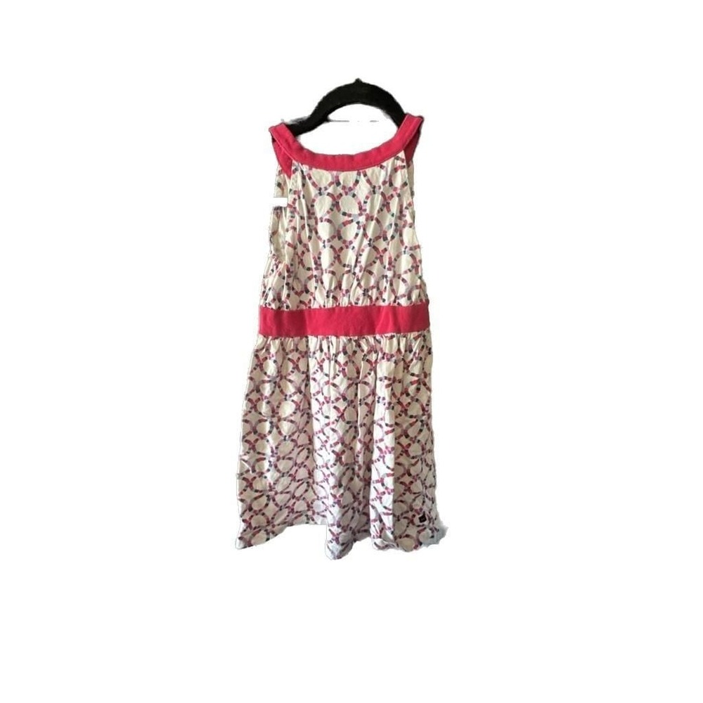 Tea Collection Girls Sleeveless Casual Dress, Geometric Circle Pattern Size 6 - Picture 2 of 4